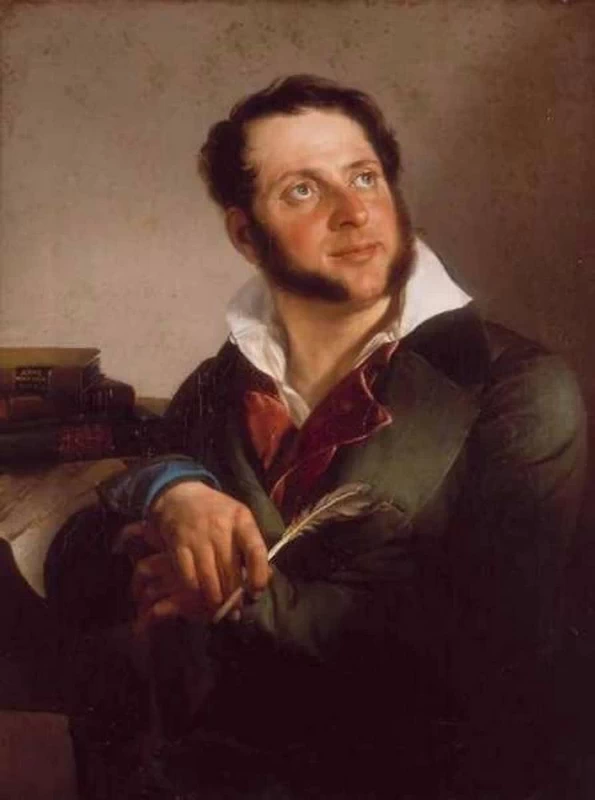Ritratto del poeta Pietro Ruggeri da Stabello, 1838 - Palazzo Frizzoni, Bregamo